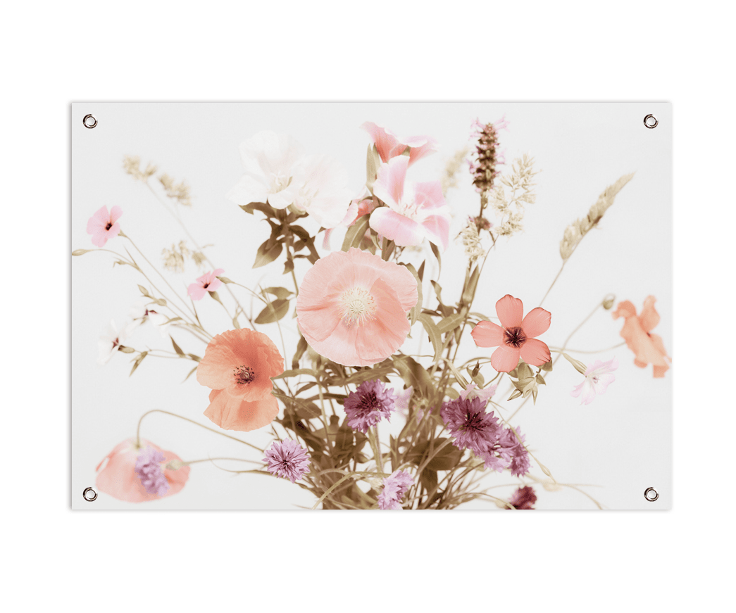 Wild Flower Bouquet Tuinposter (60x90cm)