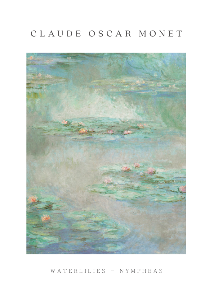 Monet Waterlillies Poster